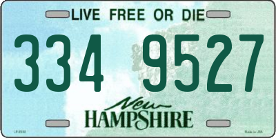 NH license plate 3349527