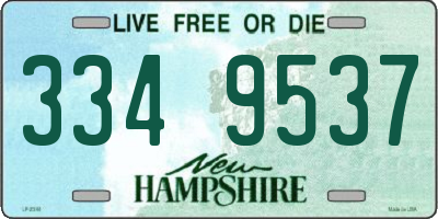 NH license plate 3349537