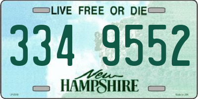 NH license plate 3349552