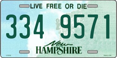 NH license plate 3349571