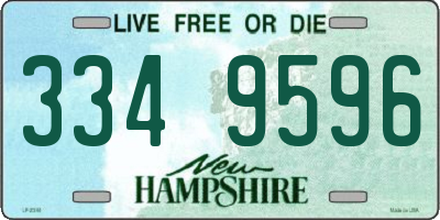 NH license plate 3349596