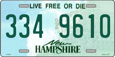 NH license plate 3349610