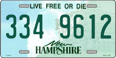 NH license plate 3349612