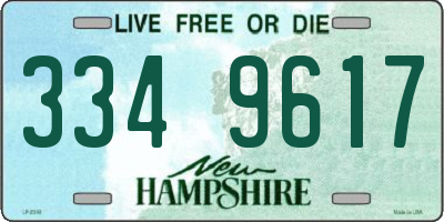 NH license plate 3349617