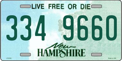 NH license plate 3349660
