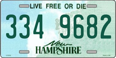 NH license plate 3349682