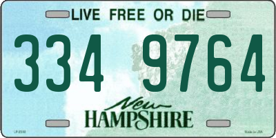 NH license plate 3349764