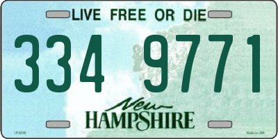 NH license plate 3349771