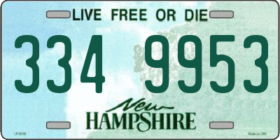 NH license plate 3349953