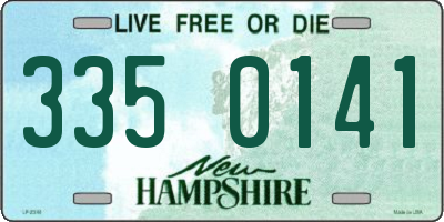 NH license plate 3350141