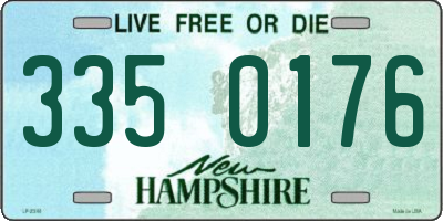NH license plate 3350176