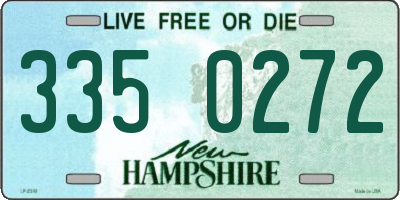 NH license plate 3350272