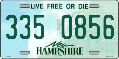 NH license plate 3350856