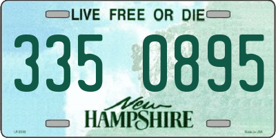 NH license plate 3350895