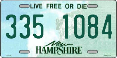 NH license plate 3351084