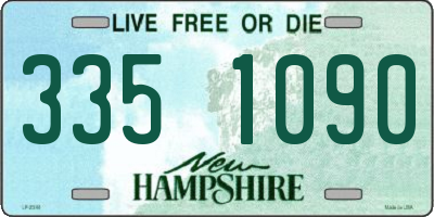 NH license plate 3351090