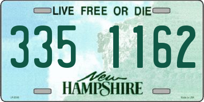NH license plate 3351162