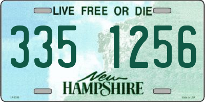 NH license plate 3351256
