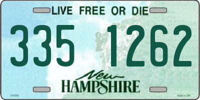 NH license plate 3351262