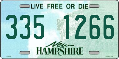NH license plate 3351266