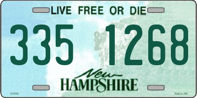 NH license plate 3351268