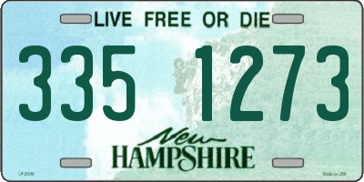 NH license plate 3351273