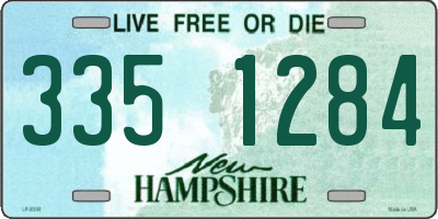 NH license plate 3351284