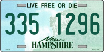 NH license plate 3351296