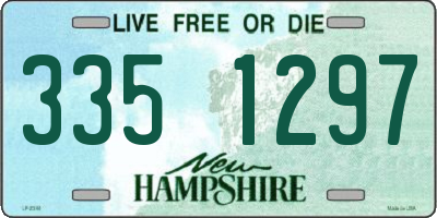 NH license plate 3351297