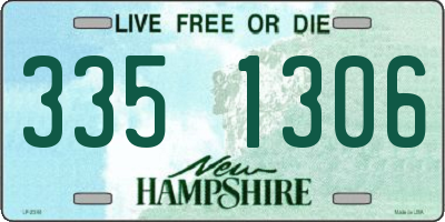 NH license plate 3351306