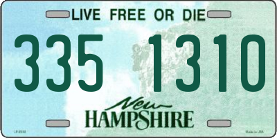 NH license plate 3351310