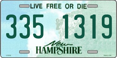 NH license plate 3351319