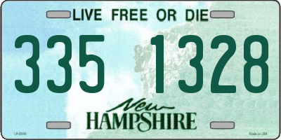NH license plate 3351328