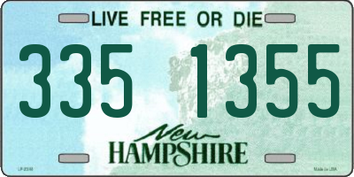 NH license plate 3351355
