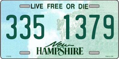 NH license plate 3351379