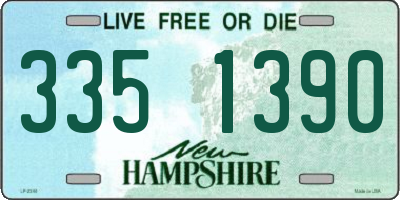 NH license plate 3351390