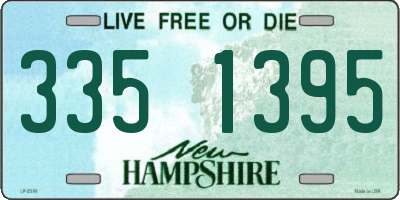 NH license plate 3351395