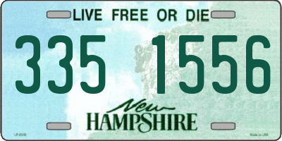 NH license plate 3351556