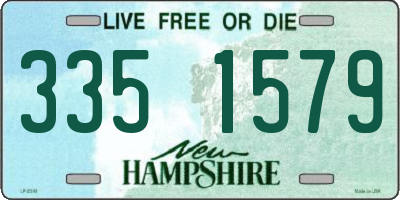 NH license plate 3351579