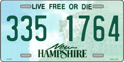 NH license plate 3351764