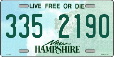 NH license plate 3352190