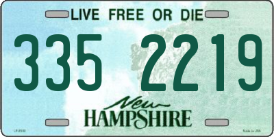 NH license plate 3352219