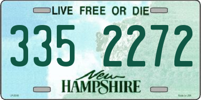 NH license plate 3352272