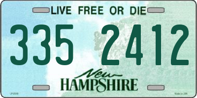 NH license plate 3352412