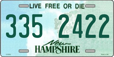 NH license plate 3352422