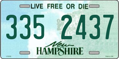 NH license plate 3352437