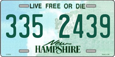 NH license plate 3352439