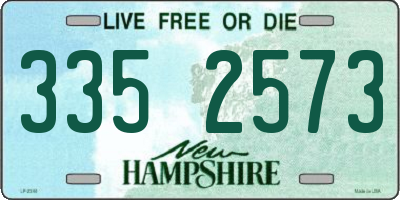 NH license plate 3352573
