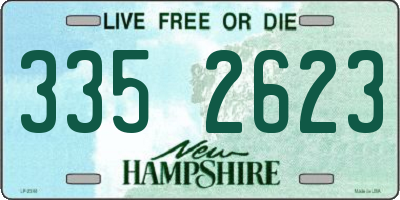 NH license plate 3352623