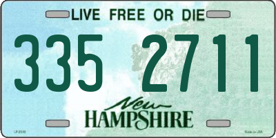 NH license plate 3352711
